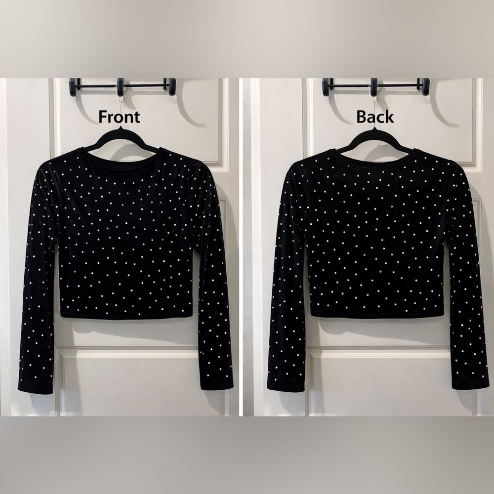 Velvet Black Women's Top